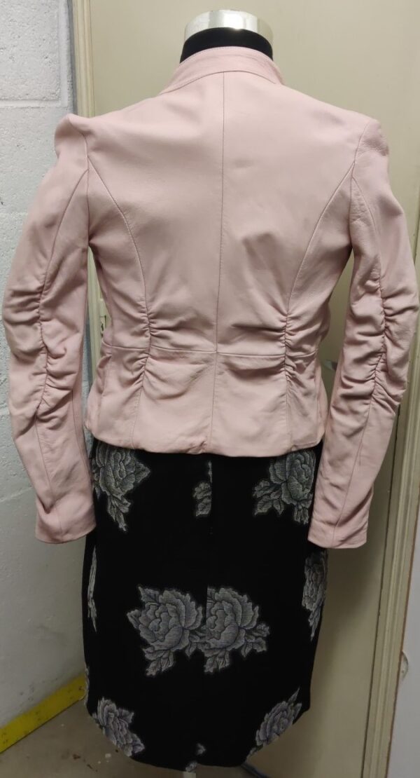 Boussac Brocante - Morgan - Joli veste en d'agneau rose pour femme taille 34 - Lot 40