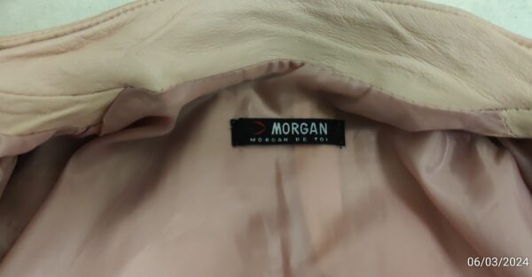 Boussac Brocante - Morgan - Joli veste en d'agneau rose pour femme taille 34 - Lot 40