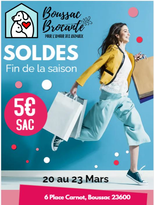 Soldes fin de la saison 20 au 23 mars 2024