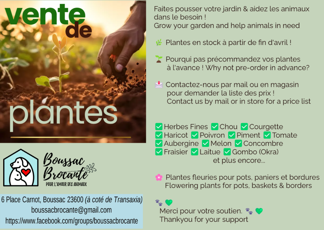 Vente de Plantes
