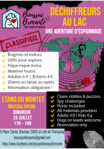 DÉCHIFFREURS AU LAC